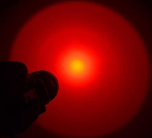 BESTSUN LED Red Light Flashlight,Powerful 1000 Lumens 350 Yard Long Range Red Hunting Flashlight Waterproof Red Tactical Torch for Astronomy Night Observation