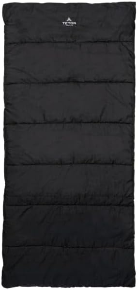 Teton Evergreen Sleeping Bag – Spacious Fit and Cozy Warmth for Adults – Options for Camping in Any Weather