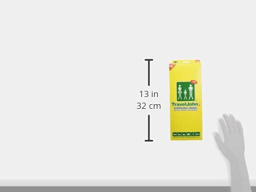 Disposable Urinal for All Genders, Adults, and Children (18 Pack) Designed for Emergencies, Travel, Camping, Car Rides, and more (TJ1A-C)