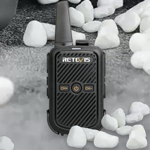 Retevis RT15 Mini Walkie Talkies 3 Pack,Small Portable 2 Way Radios Walkie Talkies,Compact,Walky Talky Rechargeable for Family Warehouse Hiking Camping Gift
