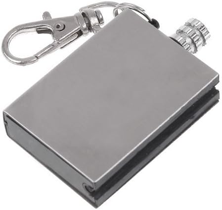 5 Pcs Emergency Survival Camping Fire Starter, Flint Metal Match, Lighter for Outdoor,Lighter Fluid Permanent Matchbox, Forever Lighter Set, Keychain Unlimited Portable Waterproof
