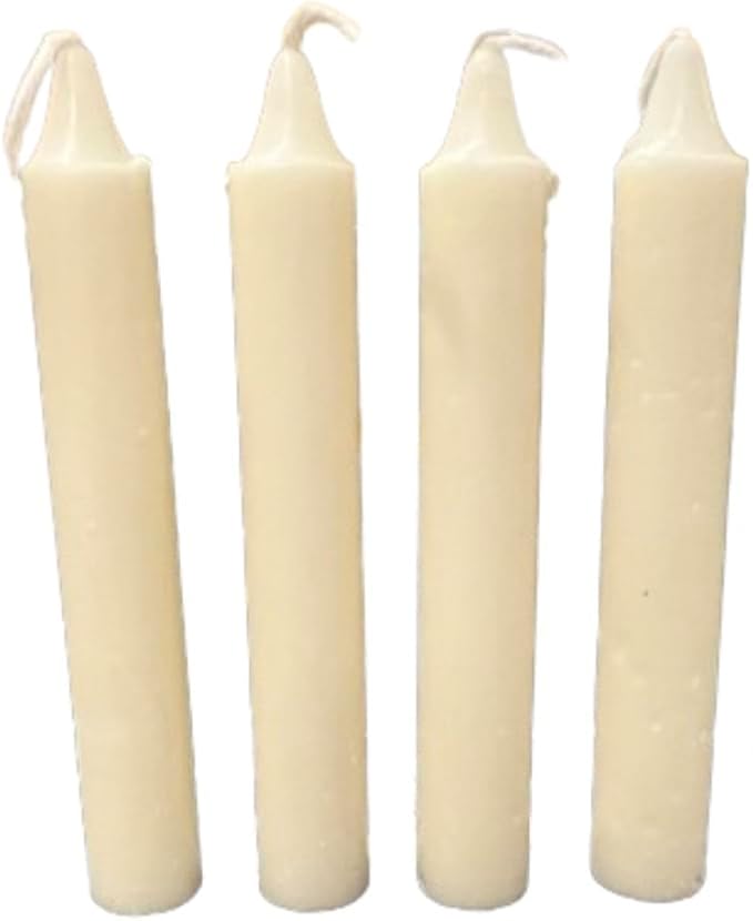 5"" Emergency Household Multi-Purpose Candles (4 Pack), 5 Hour Burn Time, White