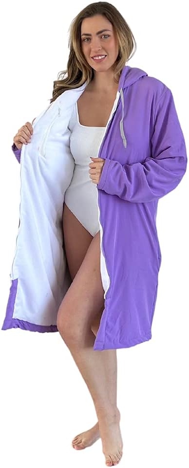 MACAR sport TOWEL swimming parka, waterproof fabric on the outside, dry jacket for kids and adults