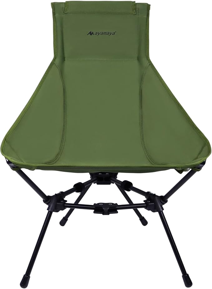 ayamaya Camping Chairs - Ultralight Folding High Back Camping Chair with Upgrade All Aluminum Widen Frame Structure