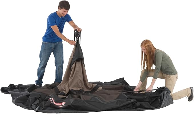 Coleman 4/6/8/10 Person Instant Camping Tent with 1-Minute Setup, Large Family Tent with Pre-Attached Poles, Air Vent, & Carry Bag, Sets Up in About 60 Seconds
