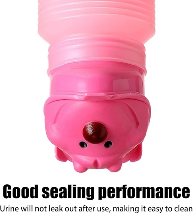 MiOYOOW Portable Urinal Bottle, Shrinkable Emergency Urinal Leakproof Pee Bottle for Car Camping Hiking Traveling (600ML/750ML)