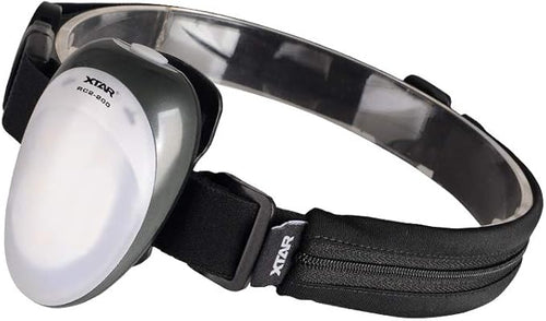 XTAR RC2-200 Night Running Light,USB Rechargeable Waist Light,LED USB Reading Light for Bed 4 Colors 3 mods Light for Camping Reading Running