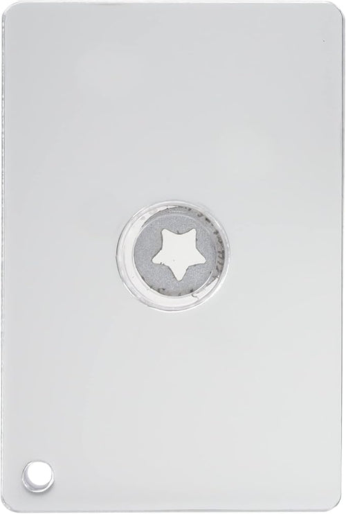 ust StarFlash Floating Signal Mirror with Compact, Lightweight Design, Targeting Star and Lanyard for Hiking, Camping, Backpacking and Emergency Situations