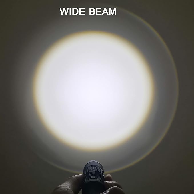 Bright Mini LED Flashlight Single Mode Flashlight Zoomable with Clip Small Flashlight for Camping Hiking Emergency, 5 Pack