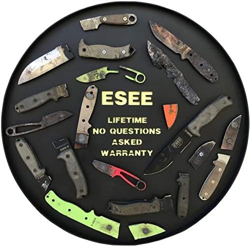 ESEE Knives Izula Fixed Blade Knife w/Survival Kit, Sheath & Clip Plate (Olive Drab)