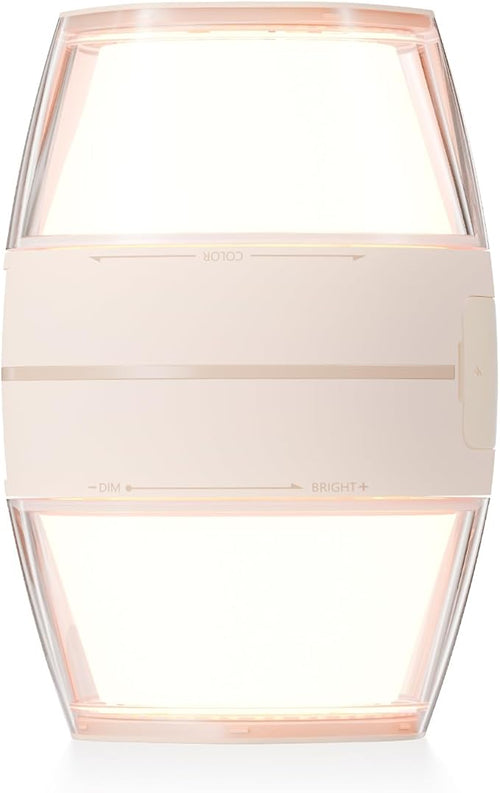 Twist Light LED Ambient Lighting with Hook, 520 Lumens 3 Colors Adjustable Mood Lighting Present Light Rechargeable Lantern for Bedroom Decor, Camping, Party, Travel, Home Essentials