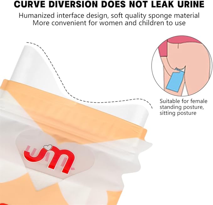 Urine Bags Pee Bag Portable Toilet Urinals Emergency Toilet for Unisex Adult Elder Kids Traffic Jam Travel and Camping 6PCS