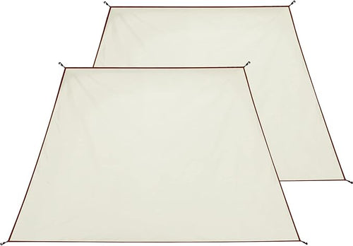 Sunwall for Instant Camping Canopy Shade Tent 8.2' X 8.2', Detachable Flap Sun Shade Side Wall Accessory to Block Sun, Wind, and Rain, 2 Pack Sidewall Only(Beige-2 pcs)