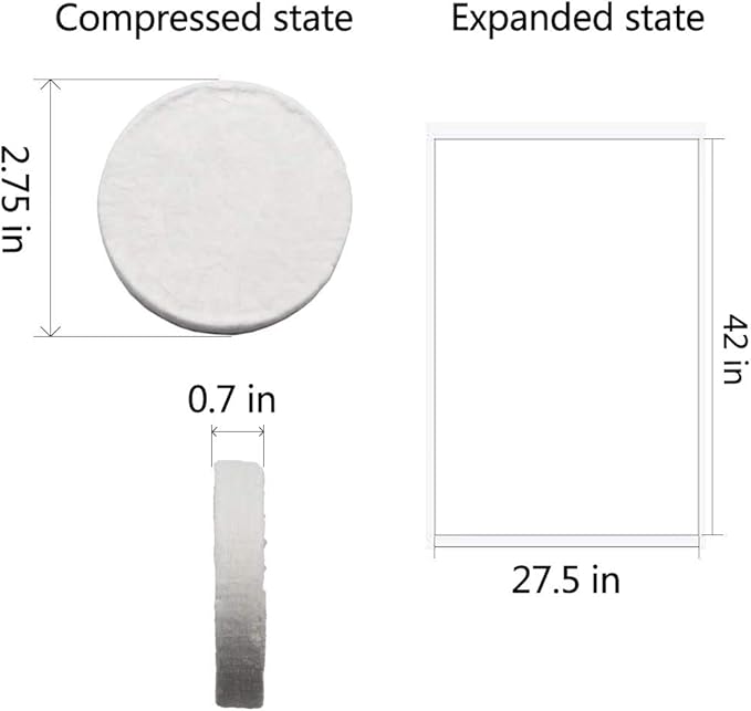 Compressed Towel Tablets Travel Towels Disposable Large Reusable 55x28 Inch for Camping Sports Hiking Beach Swim (55x28 Inch)