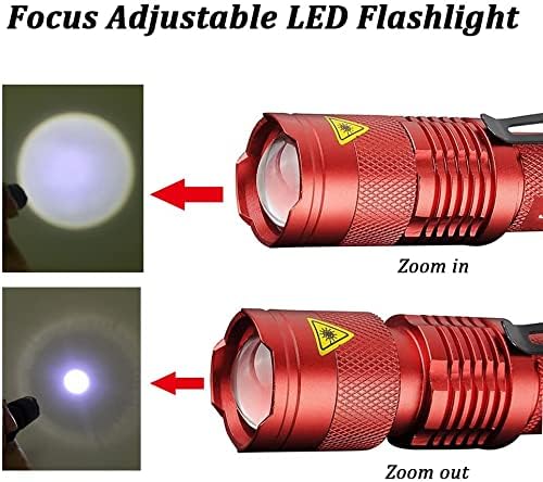 3 Modes LED Flashlight Torch Tactical Lamp Mini Q5 Light for Camping Hiking Emergency (color-5 pack)