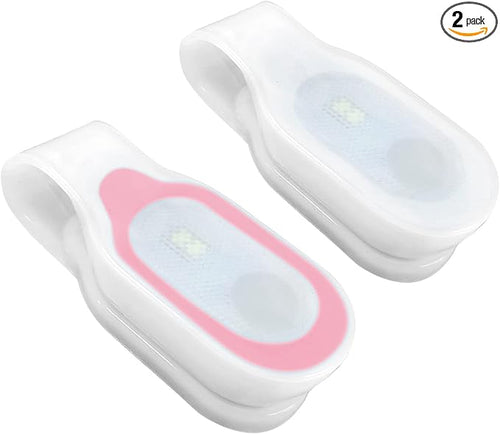 Nurse Nightshift Hands Free Lightweight Emergency LED Flashlight Clip on Flashlight Suitable for Walking Running Pets Outdoor Emergency(2PCS)