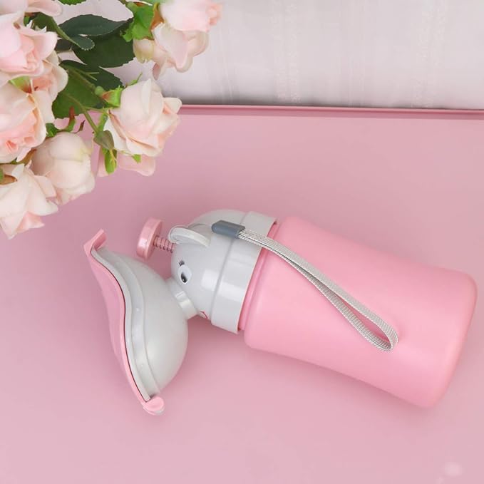 Alipis Urinal Toilet Portable Potty Bottle Cartoon Urining Tool Bedpans Pee Bottle Emergency Urinate Device for Car Travel Camping Outdoor