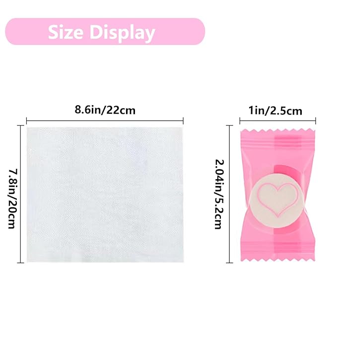 100PCS Compressed Towels Disposable Face Compressed Towels Coin Tissue Toilet Paper Tablets for Camping Travel Home Outdoor Activities