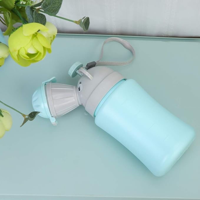 Alipis Portable Camping Toilet Urinal Toilet Portable Potty Bottle Cartoon Urining Tool Bedpans Pee Bottle Emergency Urinate Device for Car Travel Camping Outdoor Car Potty