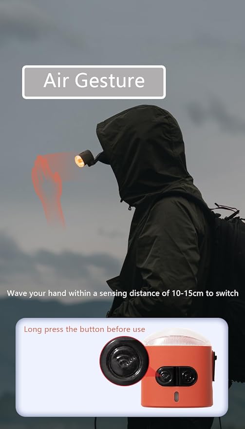 2-Pack Mini Hands Free Rechargeable Hat Light Camping Lanterns Magnetic IPX4 Waterproof Clip on Ultra Light for Emergency, Outdoor, Camping, Fishing, Biking, Night Running (Green)