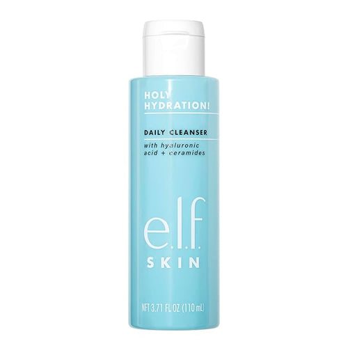 e.l.f. SKIN Holy Hydration! Daily Cleanser, Face Cleanser For Washing Away Excess Oil, Impurities & Makeup, Made With Hyaluronic Acid, Vegan & Cruelty-Free