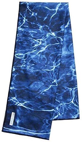 BUILTCOOL Adult Cooling Towel - Men & Women Chilly, Lightweight, Soft, Neck and Face Cooling Towel for Sport, Camping, Hunting, One Size, Mossy Oak Elements, 3 Pack