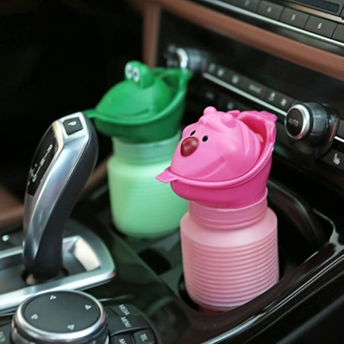 MiOYOOW Portable Urinal Bottle, Shrinkable Emergency Urinal Leakproof Pee Bottle for Car Camping Hiking Traveling (600ML/750ML)