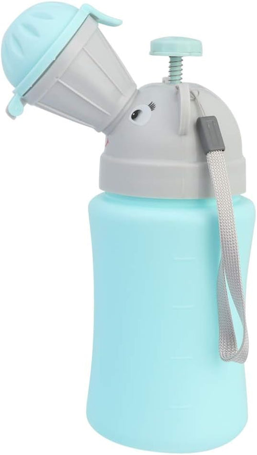 Alipis Portable Camping Toilet Urinal Toilet Portable Potty Bottle Cartoon Urining Tool Bedpans Pee Bottle Emergency Urinate Device for Car Travel Camping Outdoor Car Potty