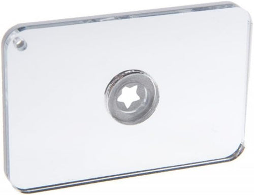UST StarFlash Micro Signal Mirror with Compact, Lightweight Design, Targeting Star and Lanyard for Hiking, Camping, Backpacking and Emergency Situations , 1.5 x 2-Inch
