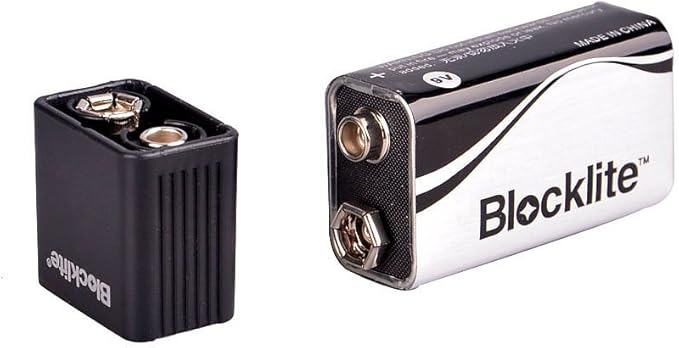 LIXADA LED Flashlight Mini Flashlight Light Including 9 Volt Battery Flashlight Torch Flashlight