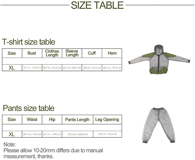 Kids Mosquito Suit Outdoor Net Clothing Mosquito Insect Bug Proof Clothing Insect Mesh Protection Clothing Mesh Insects Net Gloves mosquito suits for adults,bug suit Grey ( XL )
