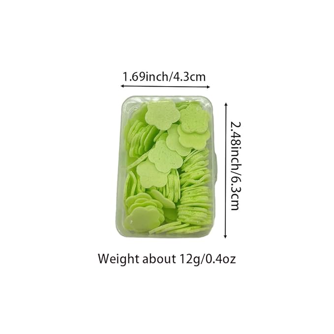 8 Boxes Disposable Scented Soap Sheets, Dissolvable Mini Petal Sheets for Children and Adults Camping Outdoor Hand Washing (4 Flavors)