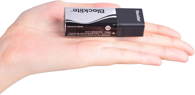 LIXADA LED Flashlight Mini Flashlight Light Including 9 Volt Battery Flashlight Torch Flashlight