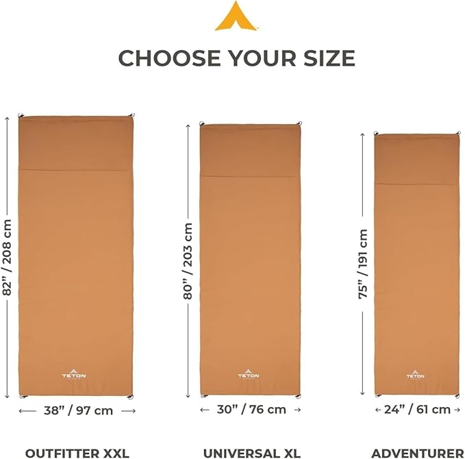 Teton Canvas Camp Pad, Sleeping Pad for Car Camping, Brown