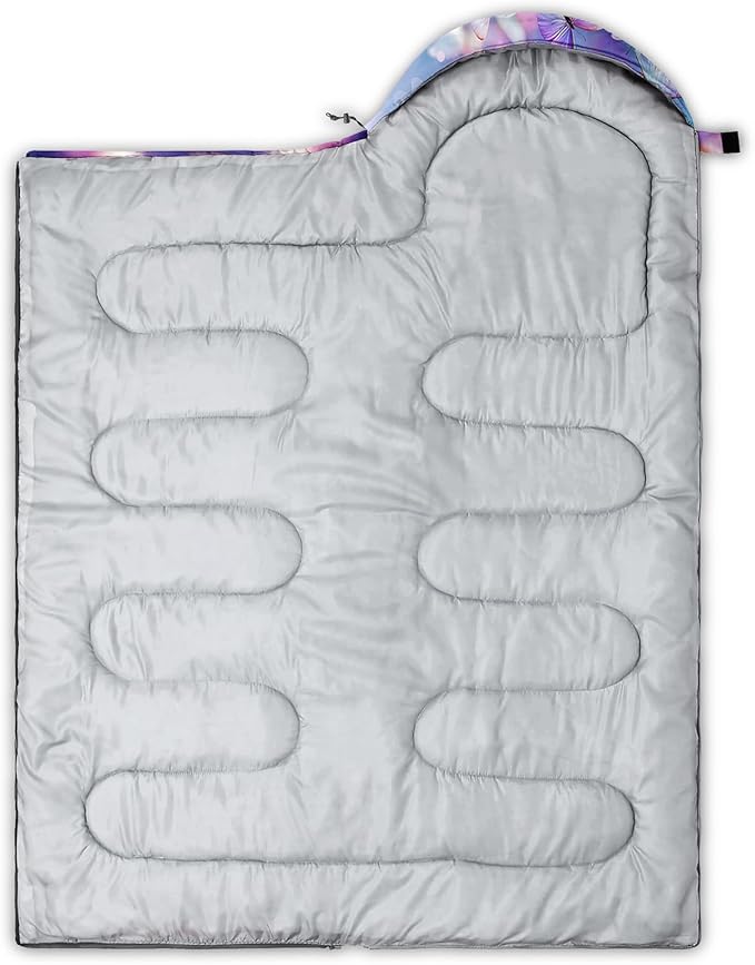 QOOMO Animals Camping Sleeping Bags,3 Season Warm & Cool Weather,Lightweight,Waterproof Sleeping Bags for Adults & Kids,Traveling,and Outdoors,Camping Gear Equipment