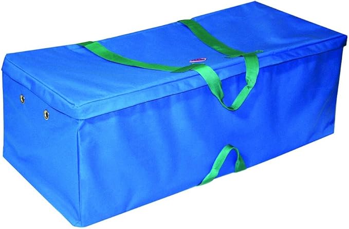Derby Originals Hay Bale Bag Large 600D Waterproof with Leaf & Basket Hand Tooled Leather Accents 44" x 20" x 16"