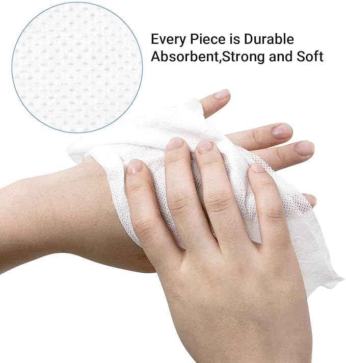 100 PCS Compressed Towel, Mini Tablets Disposable Portable Face Towel Cotton Coin Tissue for Travel, Camping, Hiking, Sport, Beauty Salon, Home Hand Wipes and Other Outdoor Activities
