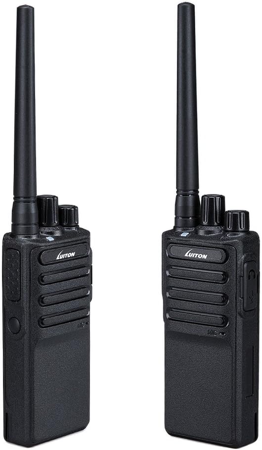 LUITON 2 Way Radios Voice Scrambler Long Range Walkie Talkies with Earpiece for Adults Outdoor CS Hiking Hunting Travelling (6 Packs)