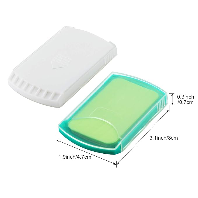 HongYiTime 2 Boxs (100 Sheets) Hand Washing Soap Sheets for Outdoor Travel,Portable Camping Hand Soap,Hiking Washing Hand Bath Paper Soap for Travel,BBQ,Party,School,Girls