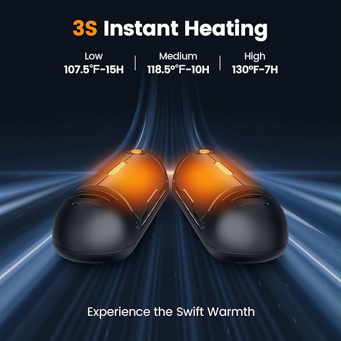 AI Hand Warmers Rechargeable 2 Pack, 15 Hrs Lasting Electric Pocket Hand Warmer, Quick Recharge 2 in 1 USB Hot Hand Warmers Reusable Portable Heater, Hunting Camping Hiking Men Womens Gifts