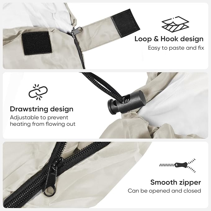 OBTANIM Sleeping Bags Portable Waterproof Camping Sleeping Bag for Adults Kids 4 Seasons Cold Weather or Warm Backpacking Hiking Mountaineering Indoor Outdoor Use