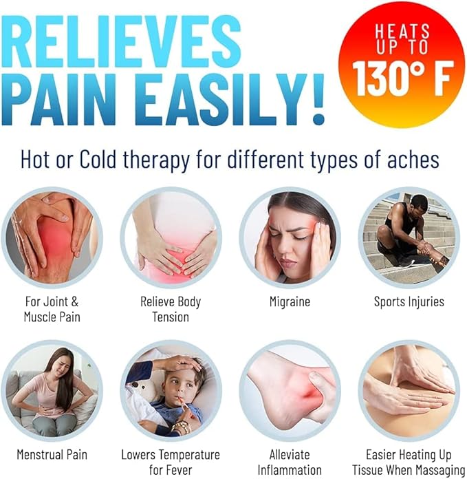 TopMed ETS Instant Reusable Heat Pack, Reusable Hand Warmer, Instant to Go Pocket Hand Warmer for Camping, Hiking, and Pain Relief, One Click Heating