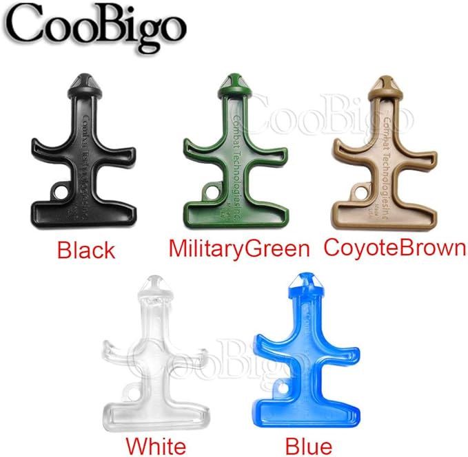 5 Pack Mixed Colors Portable Self Defense Stinger Duron Steel Drill POM Protect Combat Tool Key Chain Outdoor Camping Survival Tactical Kits
