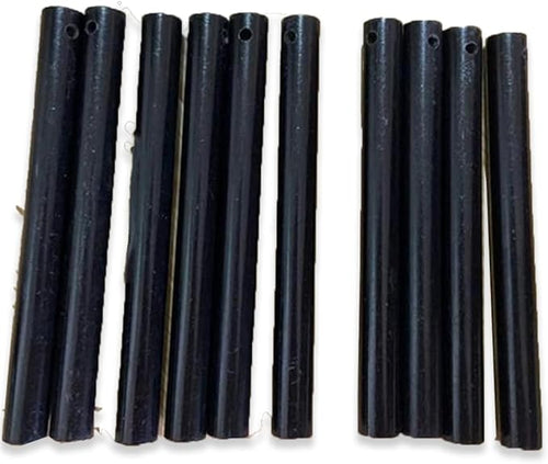 10 Pack Fire Starter Rod Magnesium Rod Flint, Ferrocerium Flint Premium Lighter 8x0.8cm - Glow in The Dark Survival Tool Kit for Outdoor Camping Living Survival DIY Your Own Survival Kit