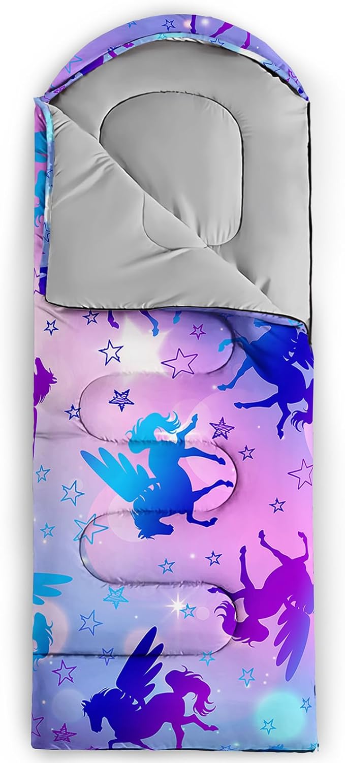 BSNTHO Camping Sleeping Bags,3 Season Warm & Cool Weather,Lightweight,Waterproof Sleeping Bags for Adults & Kids,Traveling,and Outdoors,Camping Gear Equipment