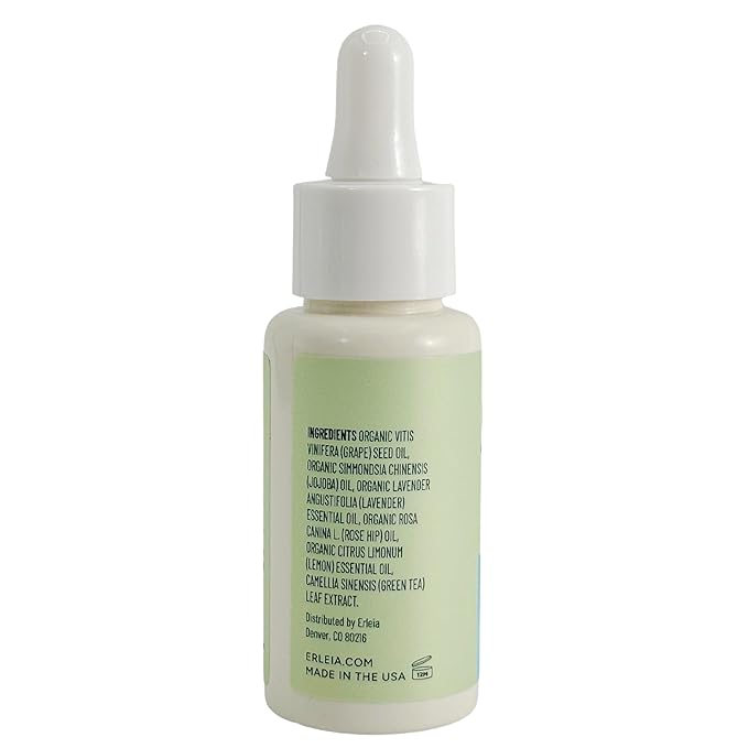 Anti-Aging Face Oil, Moisturizing Facial Oil with Natural Botanicals, Vegan, Cruelty-Free, Travel-Friendly Compostable Bottle