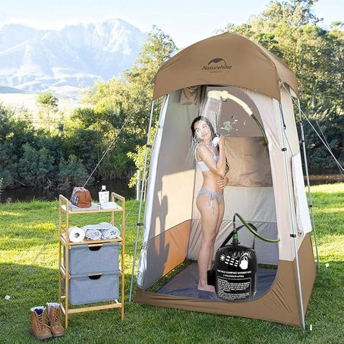 Vici 20L Portable Solar Camping Shower Bag Shower Electric Pump Tent car wash Equipment Outdoor spa Bath hot Water Bag Camping Furniture Accessories Portable Shower Pump