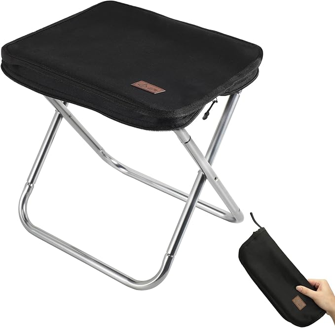 Camping Stool,Portable Foldable Stool Adult Collapsible Chairs for Fishing Outdoor Hiking 300 LBS Load