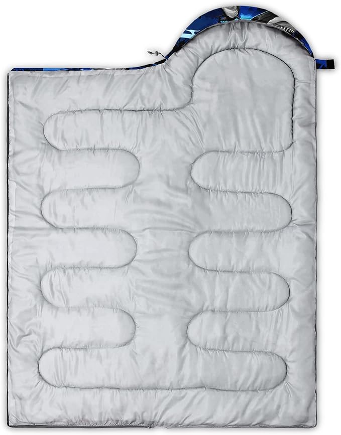BailiPromise Camping Sleeping Bags,3 Season Warm & Cool Weather,Lightweight,Waterproof Sleeping Bags for Adults & Kids,Traveling,and Outdoors,Camping Gear Equipment