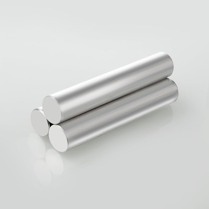3 Pieces 99.99% Magnesium Metal Rod, High Purity Mg Bar for Fire Starter, Survival Emergency, Sparks Accessory for Outdoor Travel Camping Hiking 3.5" Long x 0.63" Diameter (900mm x 16mm)